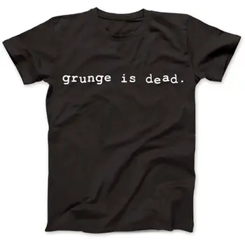 Футболка Grunge Is Dead, которую носит Курт Кобейн, флиппер из 100% хлопка премиум-класса