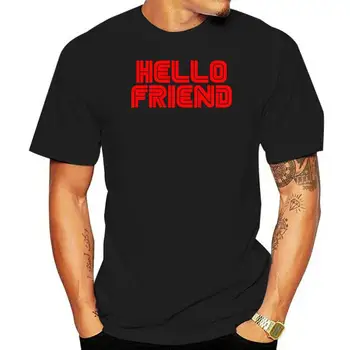 La Maxpa Дизайнерская модная мужская футболка hello friend mr robot, мужская Весенне-осенняя уникальная футболка с Круглым вырезом, Интересная