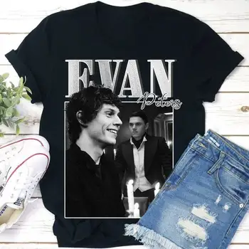 Рубашка Эвана Питерса в стиле ретро, рубашка актера, подарок для фаната TE2088 с длинными рукавами