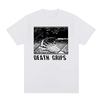 Death Grips Винтажная футболка Exmilitary Классическая Хлопковая Мужская Футболка Newt Высокого Качества Повседневная Вентилируемая Уличная Хлопковая Футболка