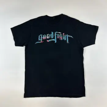 Винтажная футболка Good Fight Music Размер L с длинными рукавами