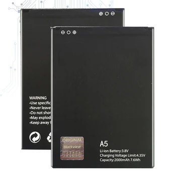 Аккумулятор A5 2000MAH для мобильного телефона Blackview A5 Batteria + номер для отслеживания