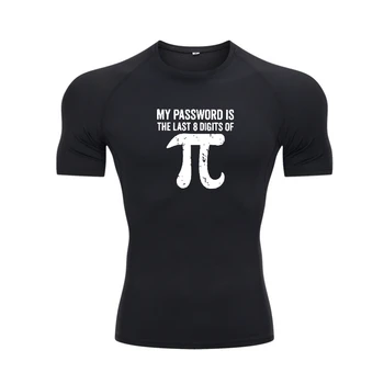 Мужская высококачественная мужская футболка из 100% хлопка с коротким рукавом и математическим принтом, повседневная футболка в уличном стиле, крутые забавные свободные футболки, топы