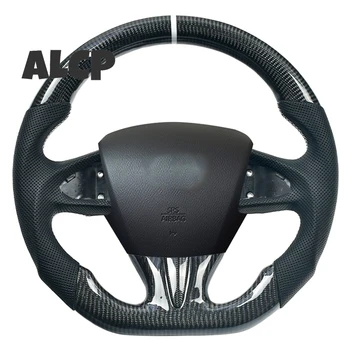 Рулевое колесо из перфорированной кожи из углеродного волокна для Infiniti Q50 Q50L 14-17 на заказ