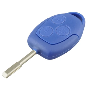 Автомобильный умный дистанционный ключ 3 кнопки 433 МГц 4D63 чип для Ford Transit MK7 2006-2014 Синий