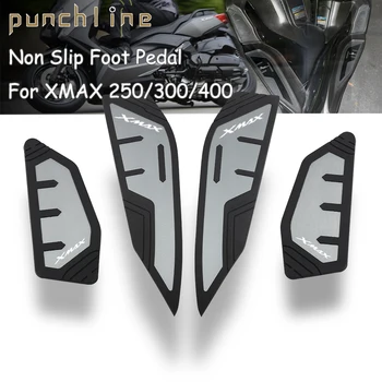 Подходит для XMAX 400 XMAX 300 X-MAX 250 2019-2023 Подставка для ног Нескользящая накладка на педаль Подножка Подножка для ног