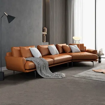 ULT-TY2578 Современный секционный диван-кушетки для гостиной, роскошный комплект диванов из натуральной кожи, кожаный диван для гостиной, диваны