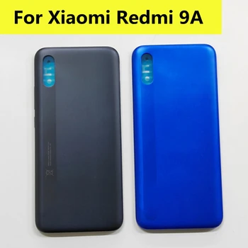 Новинка для Xiaomi Redmi 9A Задняя крышка батарейного отсека Задняя крышка корпуса с боковыми кнопками регулировки громкости для Redmi 9a Крышка батарейного отсека