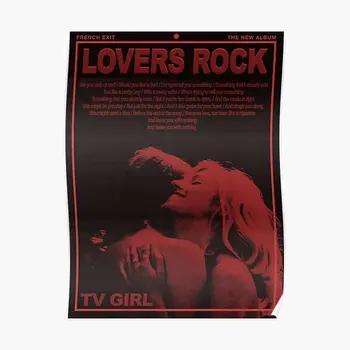 Lovers Rock Tv Girl Обложка альбома, плакат, винтажная картина, современное украшение домашней комнаты, настенная роспись, декор для стен, живопись, искусство без рамки