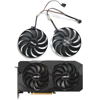 Новый вентилятор GPU 5PIN T129215SU RX5500 XT для замены вентилятора GPU подходит для охлаждения видеокарты ASUS DUAL-RX 5500 XT-O8G-EVO