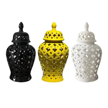 Керамические вазы для цветов в банке из-под имбиря, Фарфоровая банка из-под имбиря, декоративная банка для украшения дома