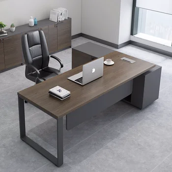Идеи набора офисных столов для руководителей, Модный Современный Минималистичный Дизайнерский Стол, Столы для студии, Обычная Мебель для дома