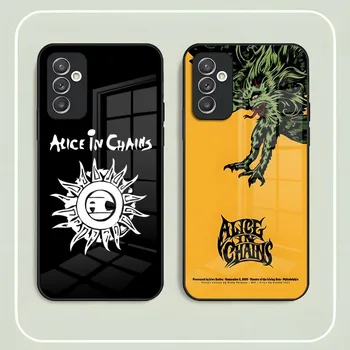 Чехол для телефона Alice In Chains Из закаленного Стекла Для Samsung A52 A22 A21 A71 A20 A31 A12 A51 A40 A10 A32 A72 A30 Задняя крышка