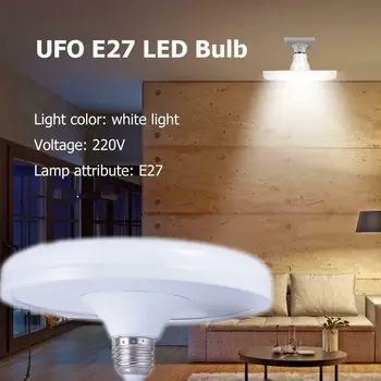 Home Warehouse 12 Вт-65 Вт Сверхяркая лампа UFO 220 В E27 с энергосберегающей светодиодной подсветкой
