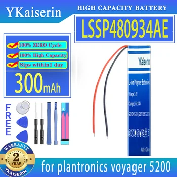 YKaiserin Аккумулятор LSSP480934AE (480834 (2 линии)) 300 мАч для plantronics voyager 5200 LSSP480934AE Bateria