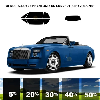 Предварительно Обработанная нанокерамика car UV Window Tint Kit Автомобильная Оконная Пленка Для ROLLS-ROYCE PHANTOM 2 DR CONVERTIBLE 2007-2009