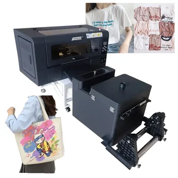 Высококачественный новый дизайн 2 принтера Xp600 Dtf 30 см 12 дюймов Печатные машины Dtf с порошковой краской