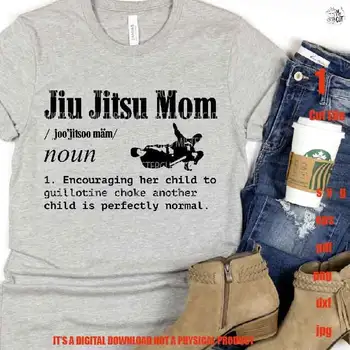 Крикет для мамы по джиу-джитсу, векторный дизайн футболки для мамы по джиу-джитсу