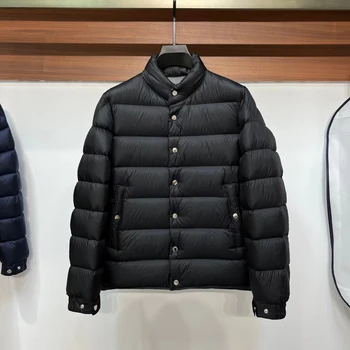 Семейная зимняя куртка-пуховик 141 М с воротником-стойкой, универсальное пальто из белого утиного пуха