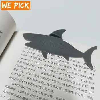 Креативная закладка Shark из полипропиленового материала Marks Book; Блокнот; Роман для чтения заметок; Подарок для детей; Детские канцелярские принадлежности
