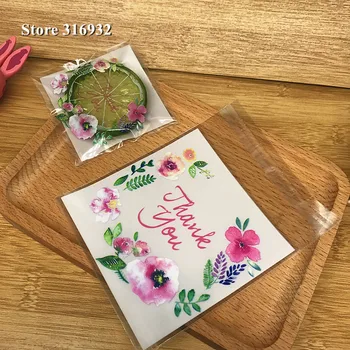 Пакеты для упаковки мыла для свадебных подарков Hiatema 10x13 + 3 см, упаковка для рождественских конфет и печенья в стиле 