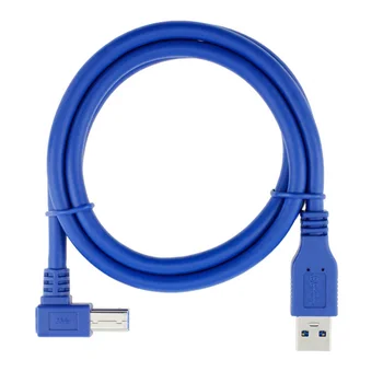 Колено принтера USB 3.0 кабель для передачи данных USB-кабель для передачи данных A от мужчины к мужчине B высокоскоростной квадратный порт дисплей жесткого диска восходящий канал передачи данных ca
