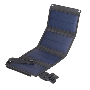 Складная солнечная панель, солнечный элемент с выходом USB, Солнечное зарядное устройство для кемпинга, сотовый телефон, планшетные устройства, Блок питания B
