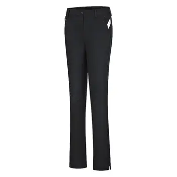 Женские брюки для гольфа, натягивающиеся брюки с карманами на молнии, женские брюки для гольфа, спортивные брюки с эластичной резинкой, расклешенные спортивные рабочие брюки