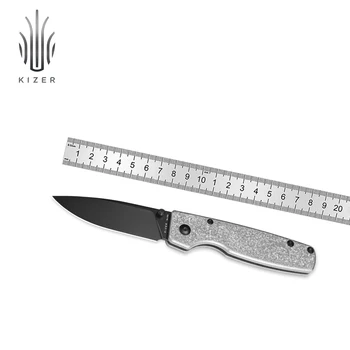 Карманный Нож Kizer Оригинал XL Ki4605A2 2023 Снежинки Титановая Ручка S35VN Стальное Лезвие Открытый Походный Нож