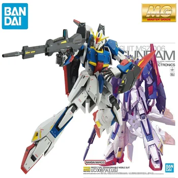В наличии BANDAI MG 1/100 Mobile Suit Gundam ZZ MSZ-006 ZETA GUNDAM Ver.Ka аниме фигурки в сборе, модель, коллекция игрушек