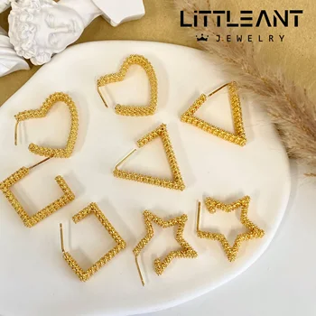 Уникальные серьги-кольца с кисточками из нержавеющей стали, минималистичный золотой цвет, винтажные круглые серьги, украшения для вечеринок для девочек, подарки