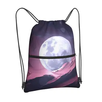 Сумки Fallen Moon, рюкзаки, тканевая сумка для женщин, мужская сумка для соревнований, сумка для йоги, сумка для покупок, мультфильм большой емкости