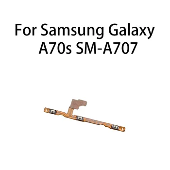 Клавиша включения-выключения звука, кнопка регулировки громкости, гибкий кабель для Samsung Galaxy A70s SM-A707