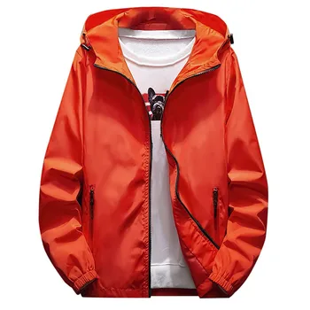 Плюс Размер Осеннее Цветное Пальто для путешествий на открытом воздухе, пеший туризм, Пальто На молнии, Непромокаемая Ветрозащитная Спортивная Толстовка, однотонная Куртка Для Мужчин