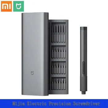 Xiaomi Mijia Набор прецизионных электрических отверток Metal Gear Сильный Магнето-магнитный алюминиевый корпус Box 24 S2 Type-C Зарядка