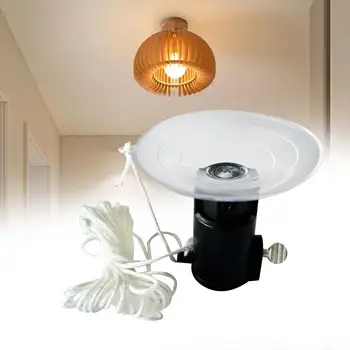 Замена лампочки на присоске, устройство для снятия лампочки, экстрактор встраиваемой лампочки для замены лампочки в спальне отеля, освещение с высокими потолками