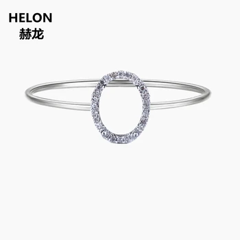 Твердое Белое золото 14 карат, натуральные бриллианты, Обручальное кольцо, Сертифицированное Бриллиантовое кольцо Halo для женщин, уникальное кольцо для вечеринки
