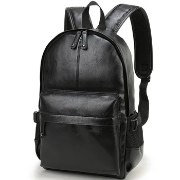 Кожаный школьный рюкзак, книга, повседневная дорожная сумка, модная сумка, высокий рюкзак для ноутбука, Брендовая мужская Водонепроницаемая Качественная Компьютерная мужская