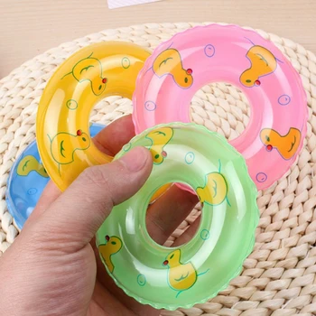 Мини-пончики Долговечны, настоятельно рекомендуется Богатый и красочный Поплавок для детского бассейна, игрушки для детского бассейна, Маленькое кольцо для плавания, мини-тренд Безопасен