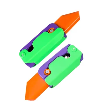 3D декомпрессионная игрушка-морковный нож для детей, очень большой, 20 см, праздничный подарок