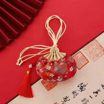 Подвесное украшение с цветочным узором, многоцветное Пустое саше, сумка-кошелек, сумка для хранения в китайском стиле, женская сумка для ювелирных изделий