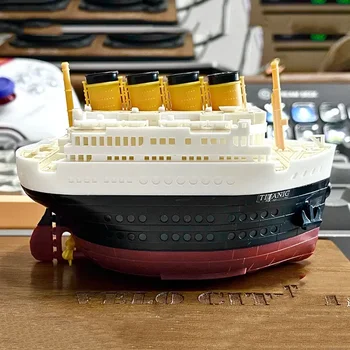 Комплект для сборки версии Titanic Q Комплект для сборки модели корабля ручной работы Royal Cruise Model Коллекция украшений для моделей небольших кораблей
