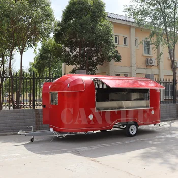 Италия, Концессионный трейлер для грузовиков быстрого питания на заказ, передвижные барные прицепы для тележек с едой