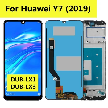 5,26 IPS Для Huawei Y7 2019 ЖК-дисплей С Сенсорным Экраном, Дигитайзер В Сборе, Замена для Huawei DUB-LX1 DUB-LX3 lcd