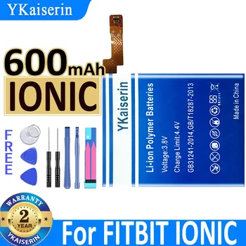 600 мАч YKaiserin Аккумулятор для FITBIT IONIC Bateria