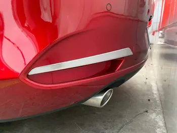 Для Mazda 3 M3 Axela 2019 2020 Автомобильная Отделка Крышки Передней Задней Противотуманной фары Противотуманная Фара Рамка Полосы Для Укладки Внешних Аксессуаров