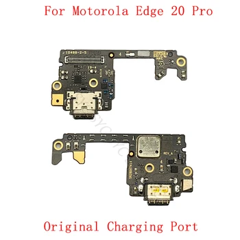 Оригинальный USB разъем для зарядки плата порта Гибкий кабель для Motorola Moto Edge 20 Pro Запчасти для ремонта порта зарядки