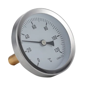 Универсальный термометр Термометр 0 - 120 ° C Калибровка 120 °C 120 °C Аналоговое Биметаллическое крепление для газового гриля центрального отопления