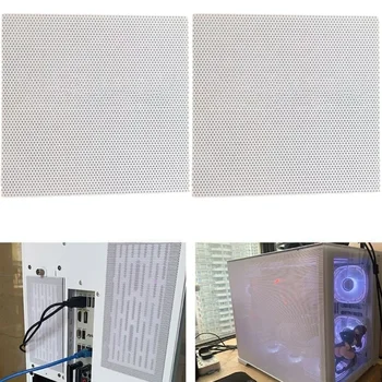 Пылезащитные решетки фильтра вентилятора компьютера Сетка ПВХ для вентиляторов охлаждения электрооборудования Замена усиленного эффекта охлаждения