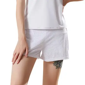 Женские шорты для йоги, дышащие, однотонные, Свободные, для бега, боковые карманы, поддельные спортивные шорты для фитнеса, йоги из двух частей.